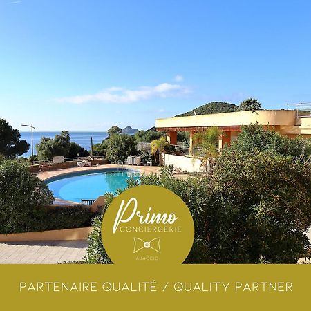 Superbe T2 Vue Mer - Piscine & Plage A 100M 아작시오 외부 사진