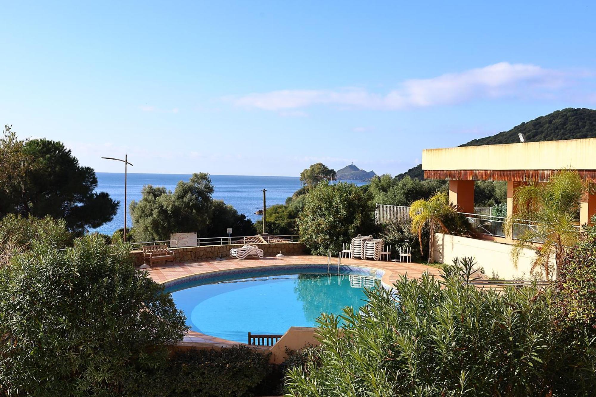 Superbe T2 Vue Mer - Piscine & Plage A 100M 아작시오 외부 사진