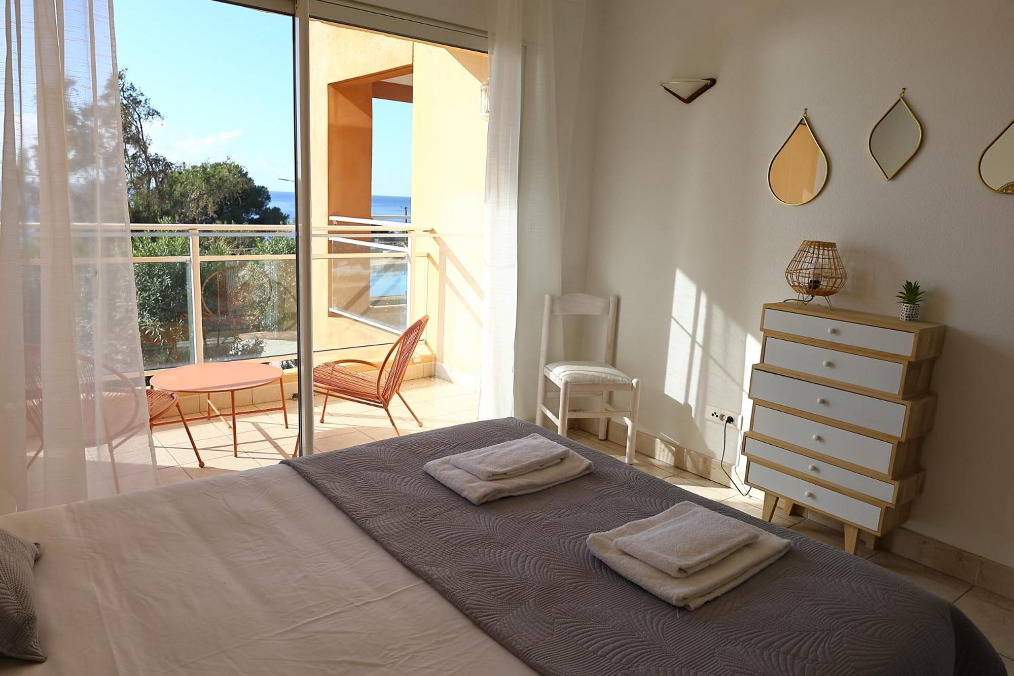 Superbe T2 Vue Mer - Piscine & Plage A 100M 아작시오 외부 사진